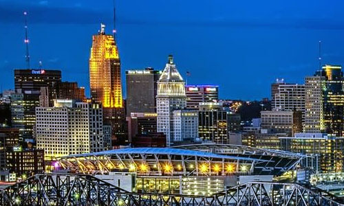 Cincinnati city view