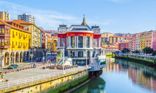 Bilbao city view